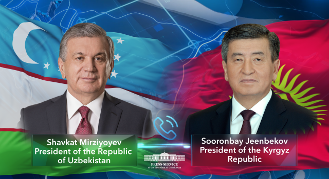 Presidents of Uzbekistan and Kyrgyzstan speak over the phone