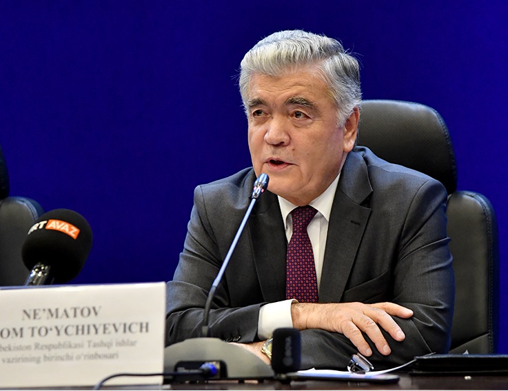 И.НЕЪМАТОВ: ДИПЛОМАТИЧЕСКИЕ ПРЕДСТАВИТЕЛЬСТВА УЗБЕКИСТАНА ЗА РУБЕЖОМ АКТИВНО СОДЕЙСТВУЮТ РАЗВИТИЮ ИНВЕСТИЦИОННОГО СОТРУДНИЧЕСТВА