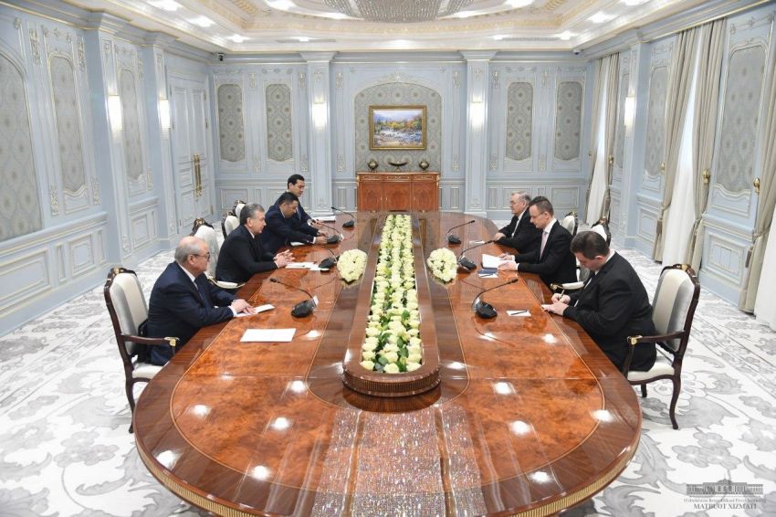 President of Uzbekistan receives Hungarian delegation