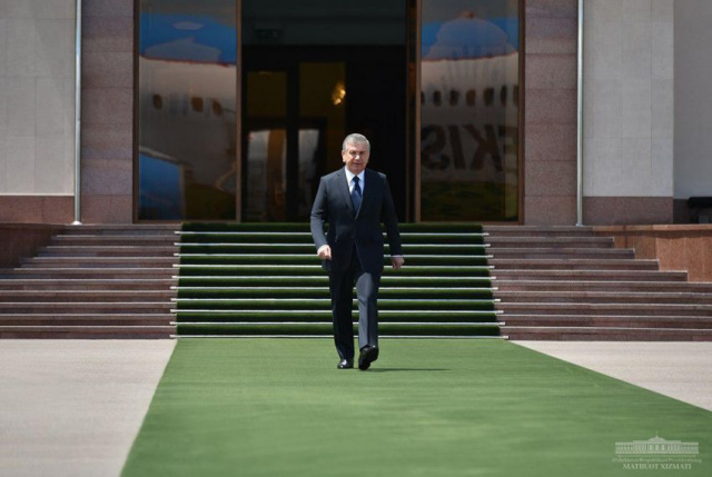 President departs for Moscow