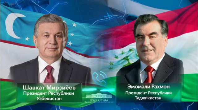 The President of Uzbekistan over the telephone congratulated the President of Tajikistan on victory in elections