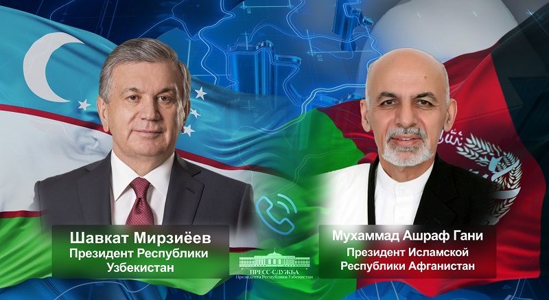 Presidents of Uzbekistan and Afghanistan speak by phone