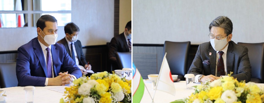 Deputy Prime Minister of Uzbekistan with the Chairman of JBIC discussed issues of financing the creation of environmentally friendly industries in our country