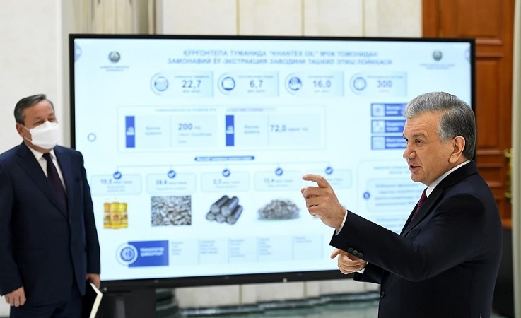 Investment projects for Andijan and Tashkent regions presented to the President of Uzbekistan