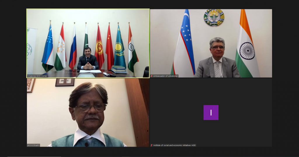 A Memorandum of Cooperation signed between the SCO Public Diplomacy Center and the Indo-Uzbek Friendship Society