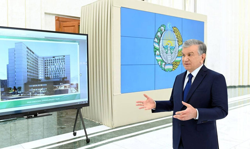 Президенту Узбекистана представлены проекты строительства зданий нового онкологического центра, Национальной библиотеки и Университета "Новый Узбекистан"