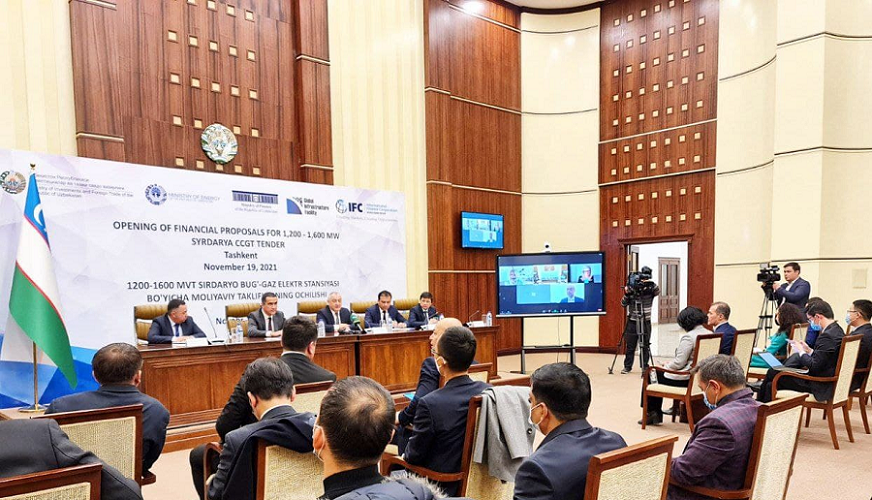 Франция, Қатар, Япония компаниялар консорциуми Сирдарё вилоятида 1600 МВт қувватга эга бўлган иссиқлик электр станциясини қуриш бўйича халқаро тендер ғолиби бўлди
