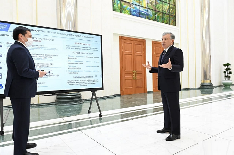 Public transport development issues in the city of Tashkent discussed
