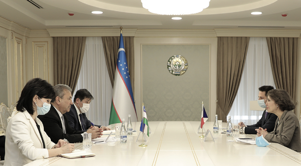 First Deputy Chairman of the Senate meets with the Ambassador of France