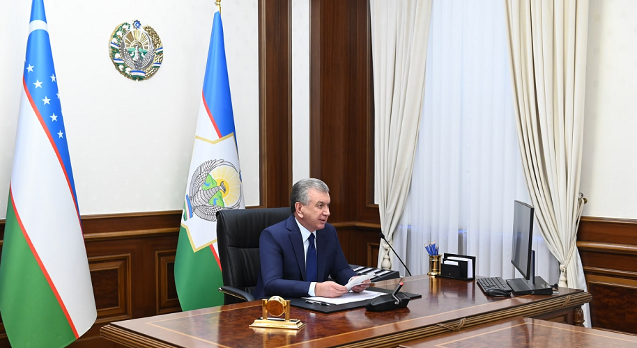 Shavkat Mirziyoyev chairs a meeting on the implementation of agriculture projects