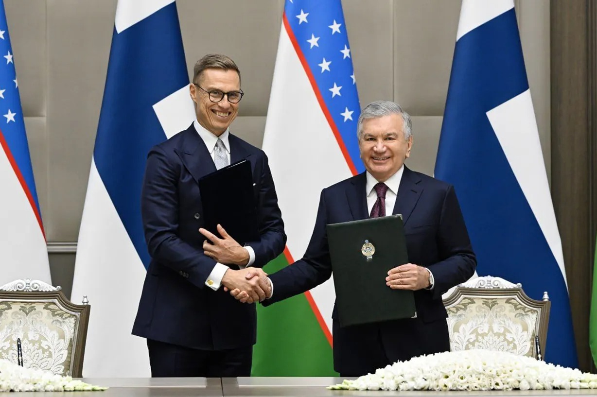 Following the high-level talks, a solid package of bilateral documents between Uzbekistan and Finland signed