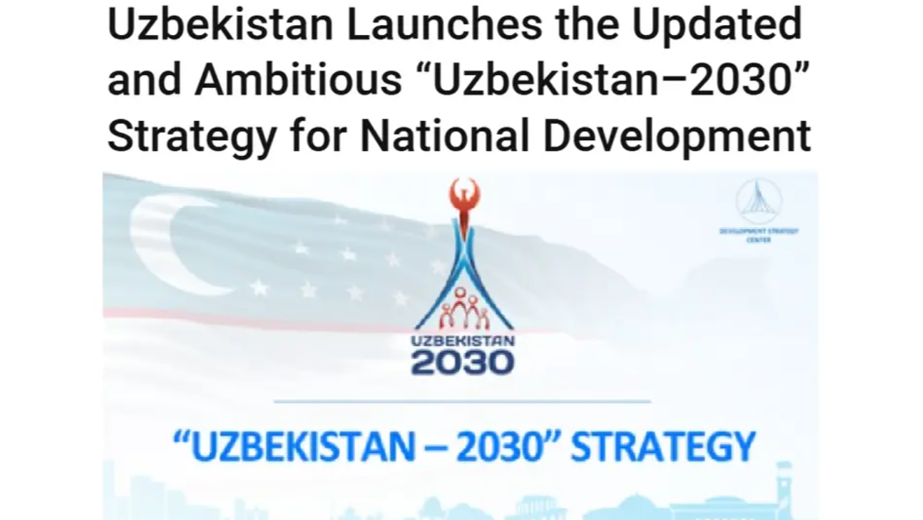Updated “Uzbekistan - 2030” strategy receives wide coverage in Pakistani media